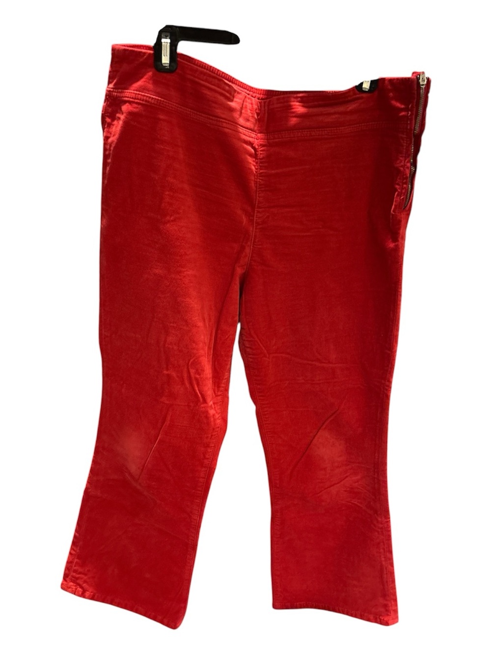 In My Feelings Velvet Crop Slim Flare Pants - Picture 2 of 8